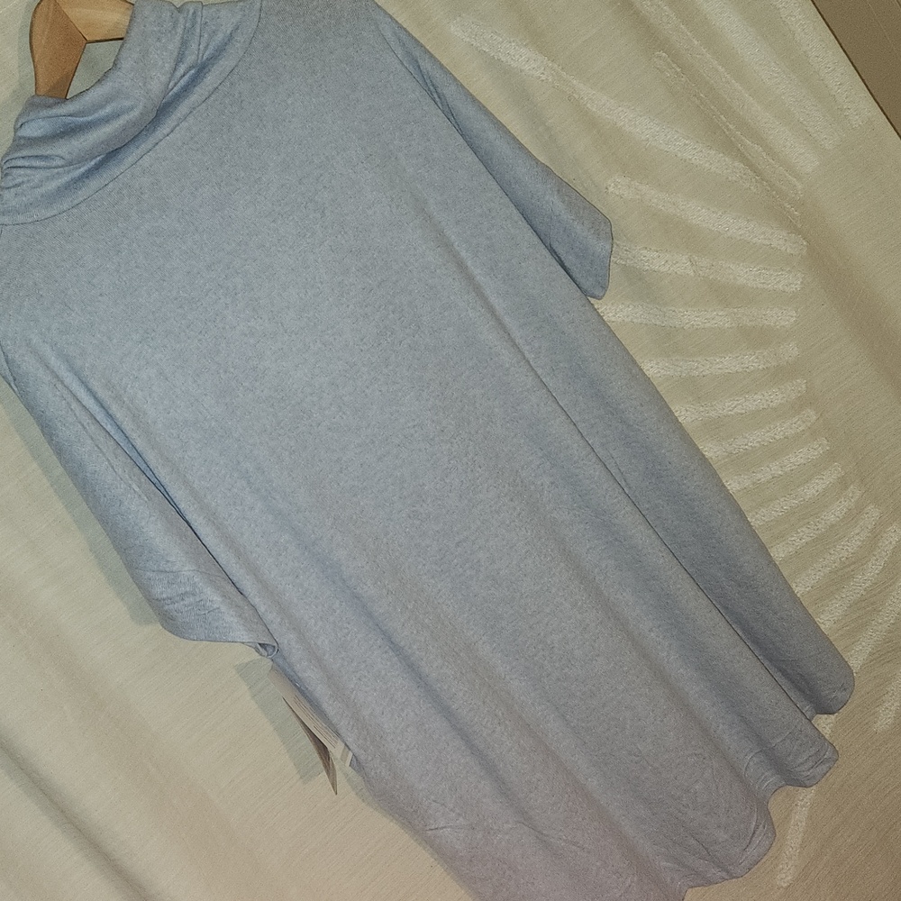 Softies 36" cowl neck dream lounger sky blue size L/XL - Picture 7 of 12